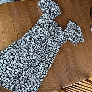 Linen blend who what wear midi dress